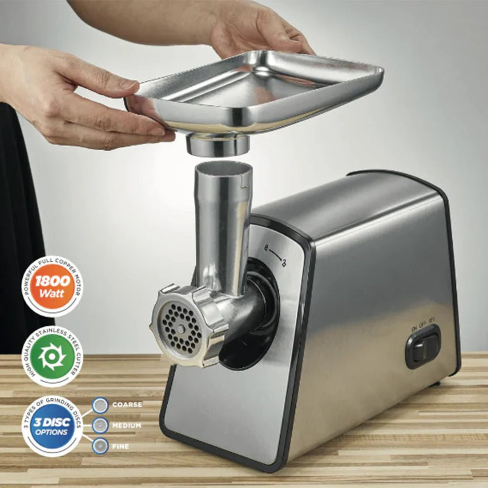 Multi-Function Electric Meat Mincer with Powerful Motor – Ideal for Meat, Kebabs, Sausages