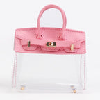 "Mini Transparent Handbag Key Holder Case – Stylish Storage for Car Keys & AirPods"